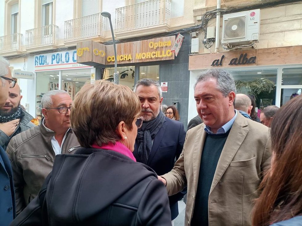 El secretario general del PSOE-A, Juan Espadas.