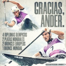 Ander Elosegi se retira del piragüismo profesional a los 35 años.