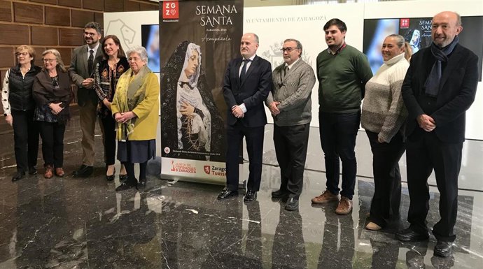 Presentación del cartel de la Semana Santa de Zaraogza 2023 y de la pregonera
