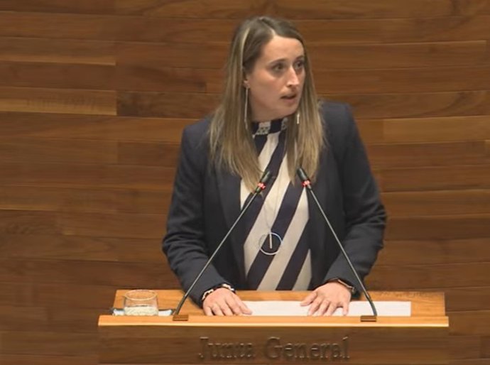 La diputada del PP en la Junta General, Cristina Vega