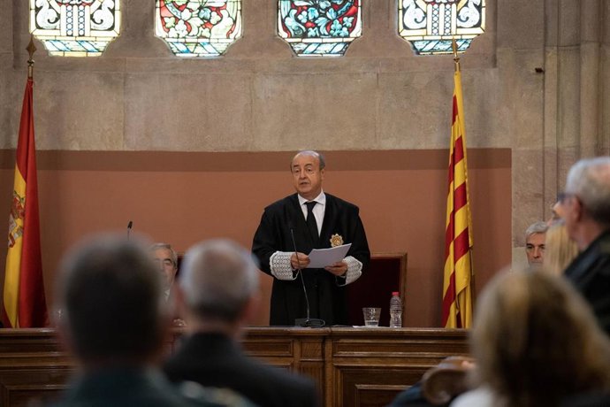 Archivo - El presidente del TSJC, Jesús María Barrientos. (Archivo)