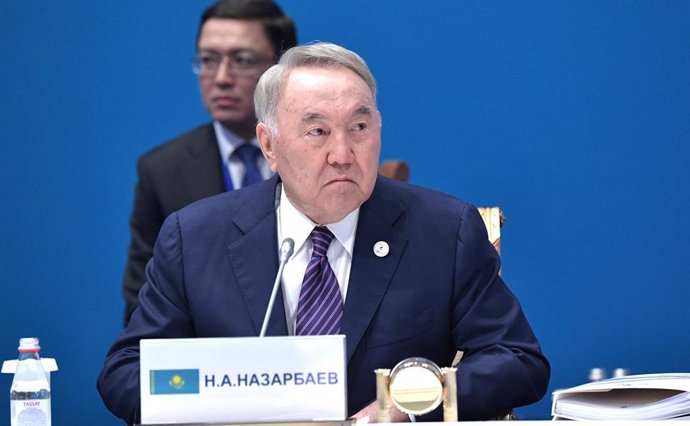 Archivo - El expresidente de Kazajistán Nursultán Nazarbayev