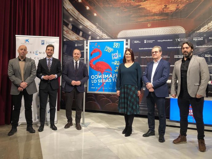 De izda. A dcha., Bonela Hijo, Francisco Ramos (Caixbank), Juan Carlos Barroso (Fundación "La Caixa"), Noelia Losada, Juan Antonio Vigar y Juan Requena