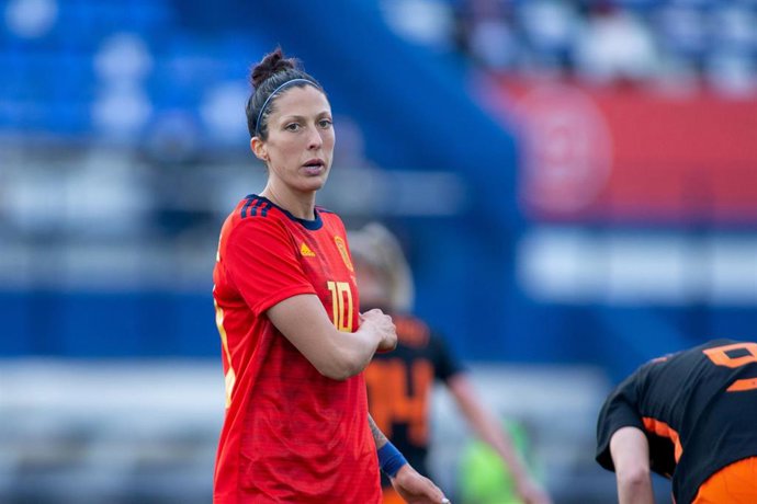 Archivo - Jenni Hermoso durante un partido con la selección española