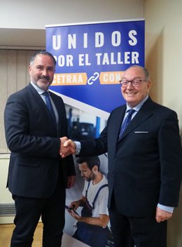 De izquierda a derecha: el presidente de Cetraa, Enrique Fontán, y el presidente de Conepa, Ramón Marcos