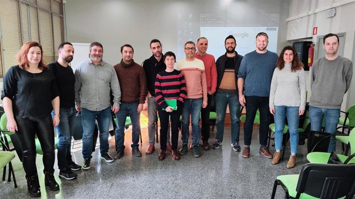 El coordinador general de MÉS per Mallorca, Lluís Apesteguia, en una reunión con la Junta de Personal Docente no Universitario de Mallorca