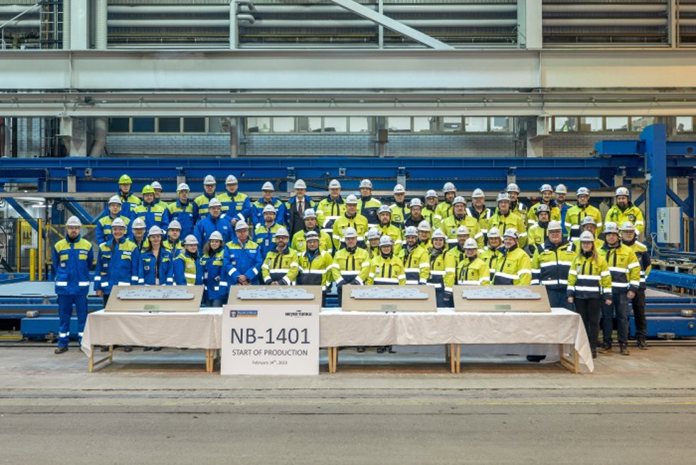 Royal Caribbean realiza el primer corte de acero para el segundo barco de la Clase Icon