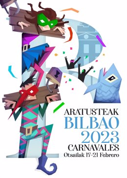 Imagen del cartel del Carnaval de Bilbao.