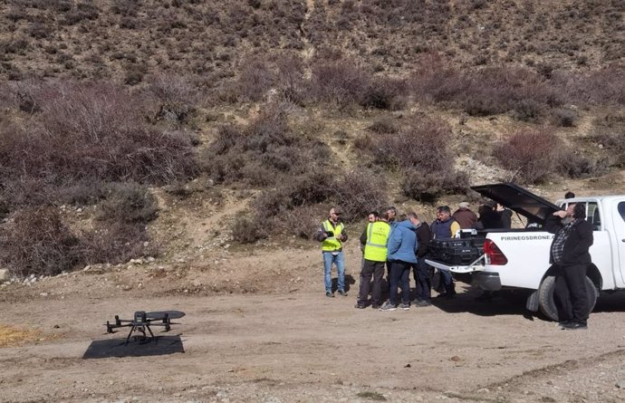 La Escuela de Pastores de La Rioja forma a más de una veintena de ganaderos en el uso de drones en ganadería extensiva