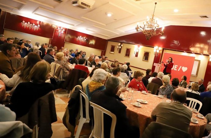 La portavoz socialista en el Senado, Eva Granados, en un acto en Chiclana de la Frontera (Cádiz)