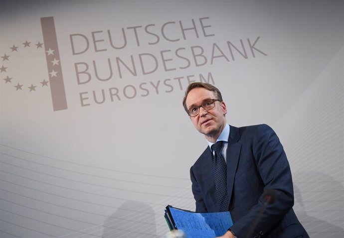 Archivo - Jens Weidmann, en 2019, cuando presidía el banco central de Alemania.