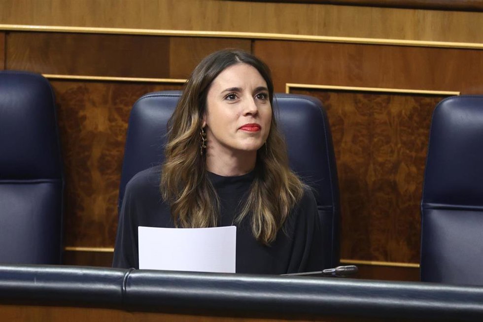 La ministra de Igualdad, Irene Montero.