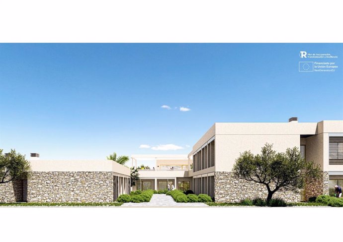 El Govern presenta a los vecinos de Sant Lloren el diseño de la nueva residencia para personas mayores.