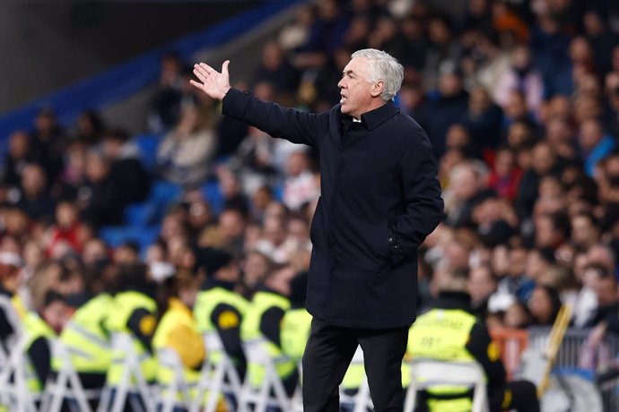 Carlo Ancelotti, entrenador del Real Madrid.