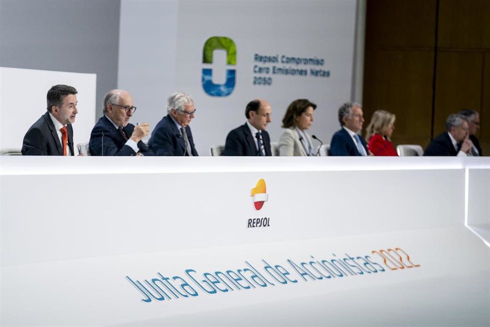 Archivo - Junta de accionistas de Repsol