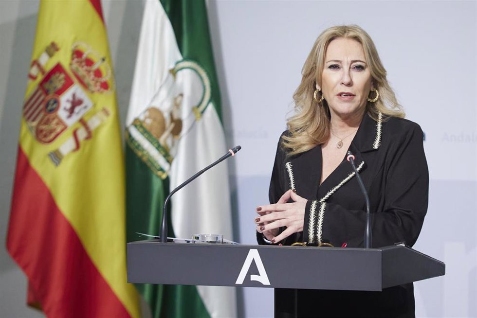 La consejera de Economía y Hacienda de la Junta de Andalucía, Carolina España, en una imagen de archivo.