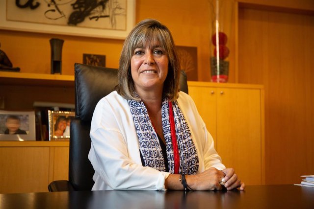 Archivo - La presidenta de la Diputació de Barcelona, Núria Marín 