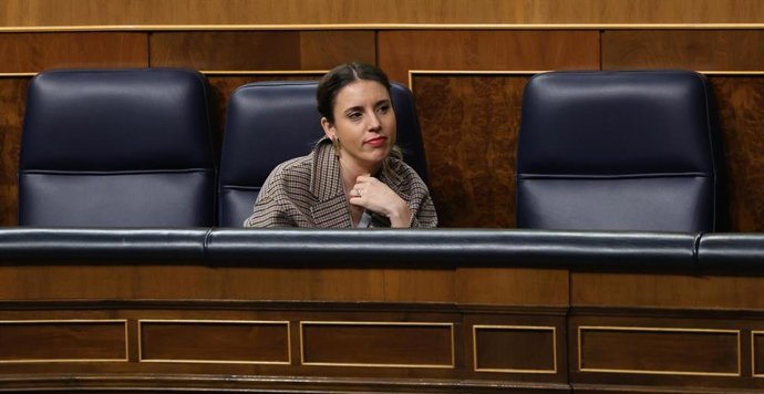 La ministra de Igualdad, Irene Montero
