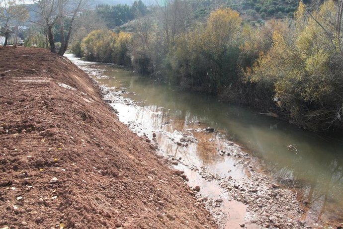 Estado de los trabajos en el río Guadalimar