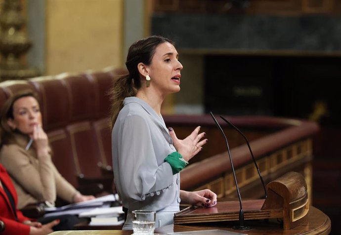 La ministra de Igualdad, Irene Montero