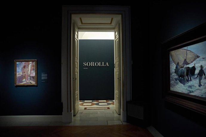Una de las salas de la exposición, Sorolla a través de la luz, en el Palacio Real (archivo)