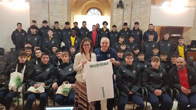 Recepción a las selecciones de Jaén en la Diputación.
