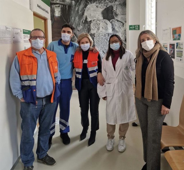 Visita al centro de salud.