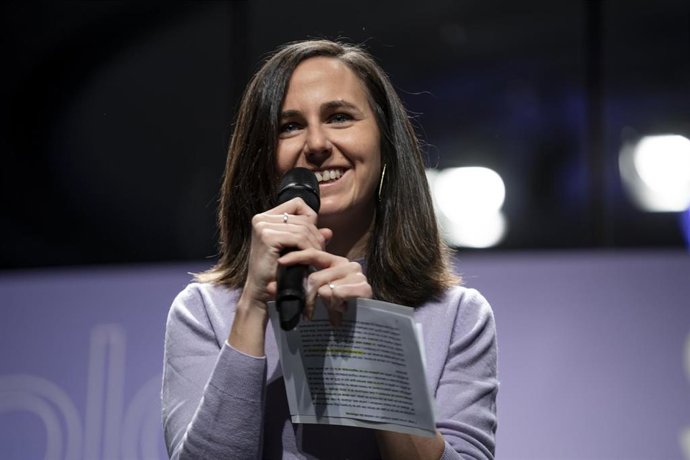 La secretaria general de Podemos y ministra de Derechos Sociales y Agenda 2030, Ione Belarra.