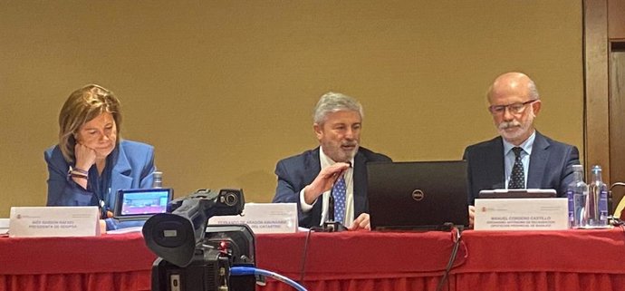 El gerente del OAR en la Mesa de Conclusiones.