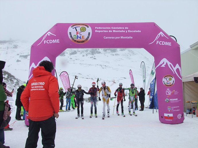 Archivo - Competición deportiva en Alto Campoo