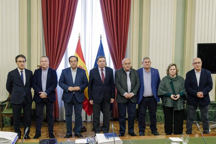 El ministro de Agricultura, Luis Planas, preside el Comité Asesor Agrario, este jueves en Madrid.