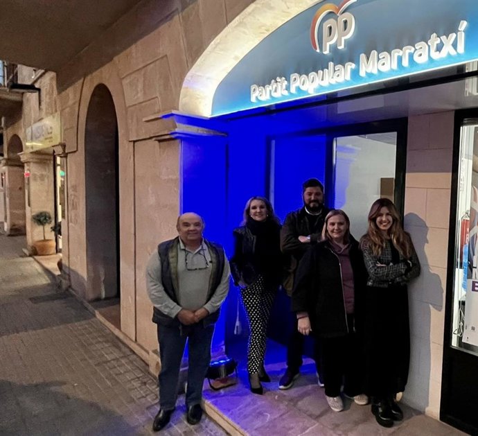 Archivo - El PP de Marratxí se reúne con comerciantes y entidades del pueblo