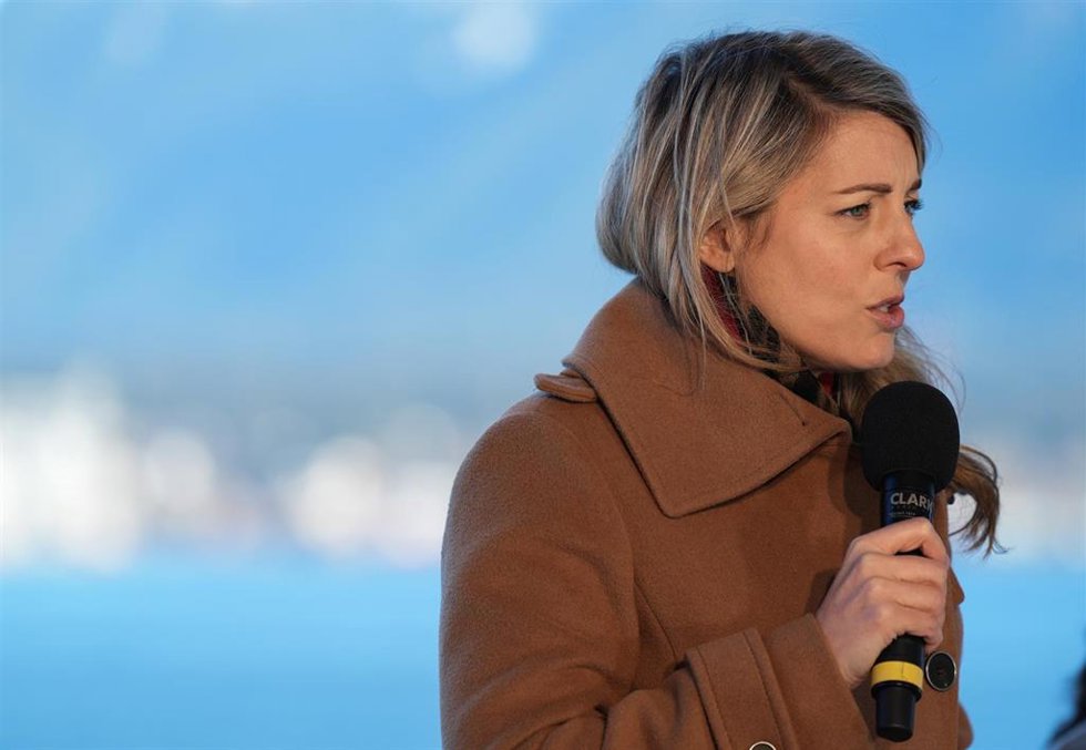 Archivo - La ministra de Exteriores de Canadá, Melanie Joly, en Vancouver