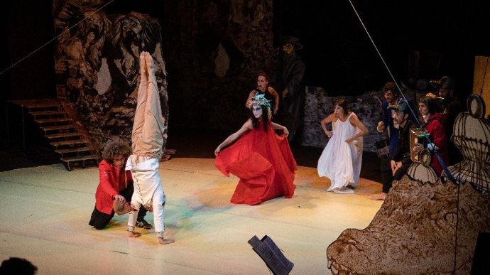 Un assaig de 'Desdmona' al Teatre Nacional de Catalunya (TNC)