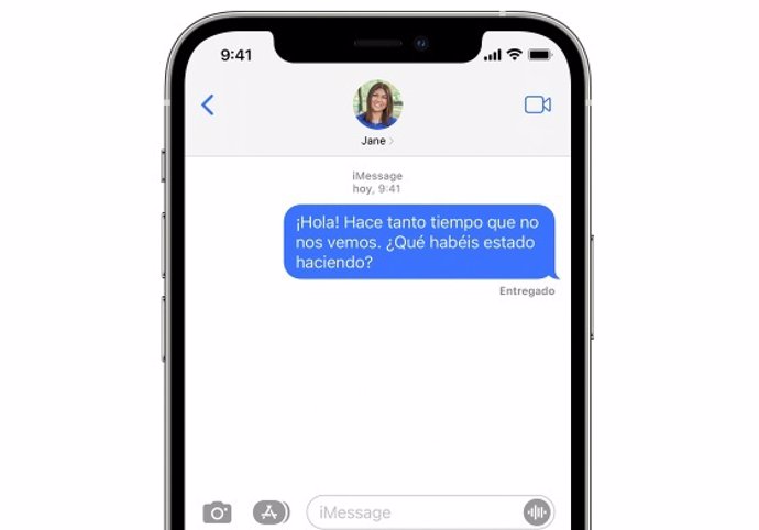 Aplicación de mensajería iMessage