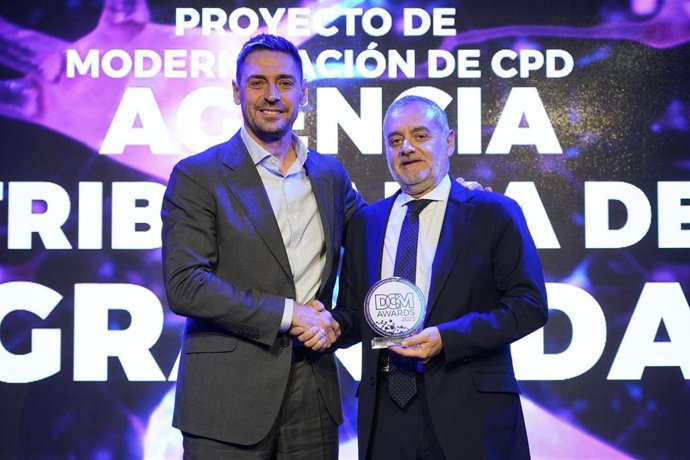 El Servicio Provincial Tributario de la Diputación de Granada, premiado en los Data Center Market Awards 2023.