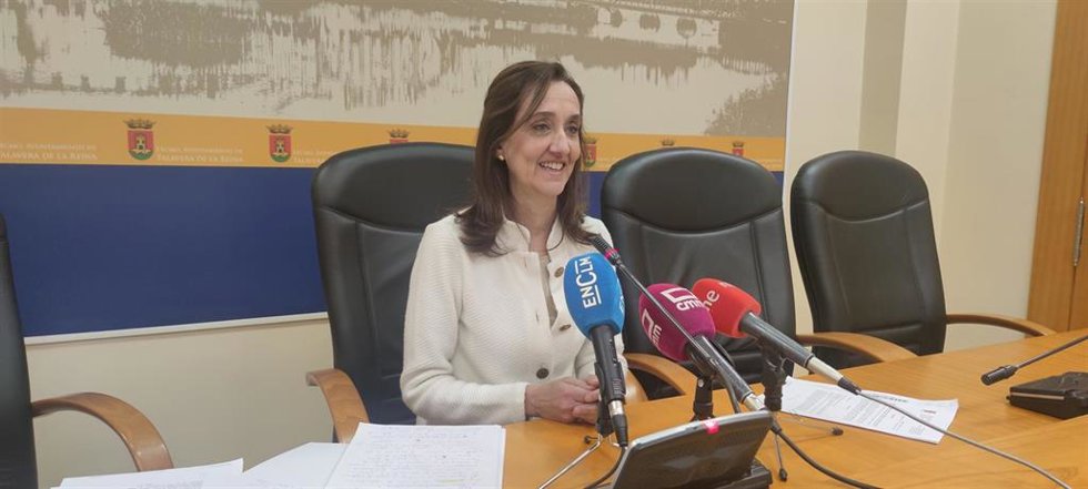 La portavoz municipal en el Ayuntamiento de Talavera, Flora Bellón