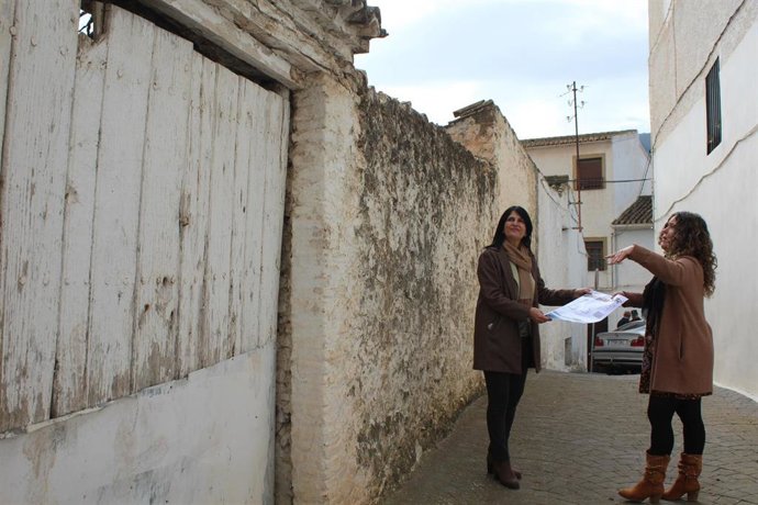 Inmaculada López Calahorro y Rosana Molina, en Zafarraya