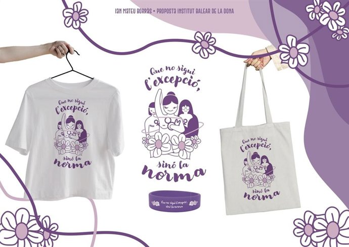 Una de las propuestas ganadoras de la ilustración para el 8M.