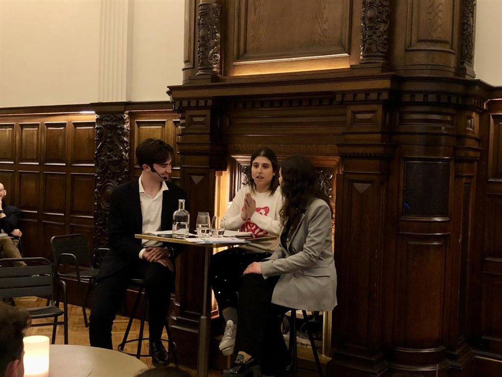 La eurodiputada Alícia Homs (S&D) durante el acto.
