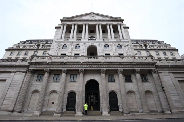 Archivo - Sede del Banco de Inglaterra, banco central del Reino Unido.