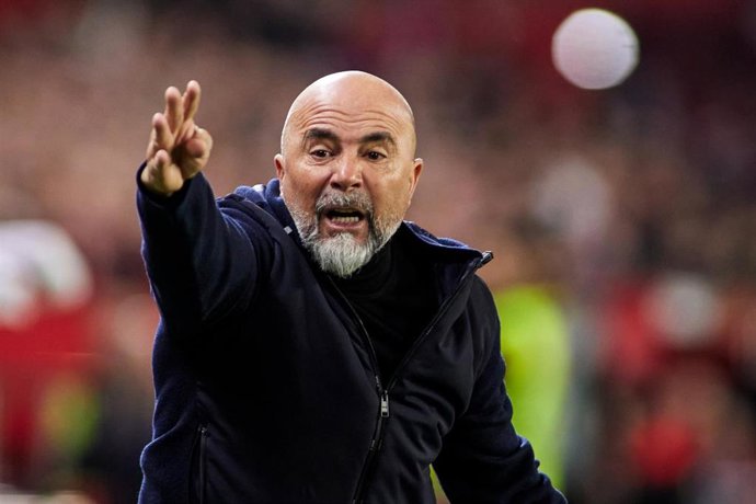 Jorge Sampaoli, entrenador del Sevilla CF
