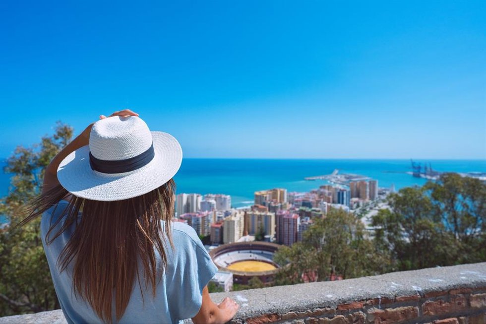 Turista en Málaga