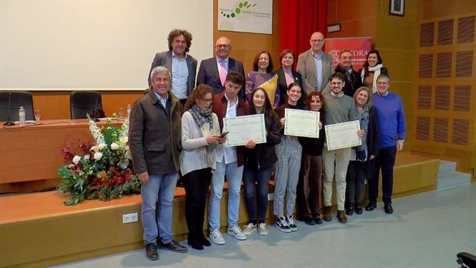 Entrega de los cuartos premios a Trabajos de Fin de Grado (TFG) y Trabajos de Fin de Máster (TFM) de la Cátedra Atlantic Copper de la Universidad de Huelva.