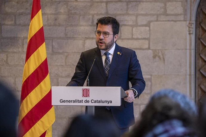 El presidente de la Generalitat, Pere Aragons