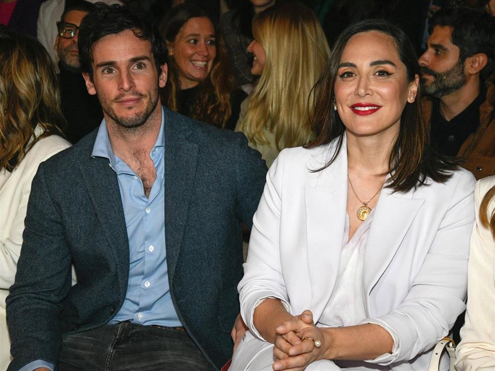 Tamara Falcó e Íñigo Onieva, en el desfile de Pedro del Hierro en la MBFW Madrid