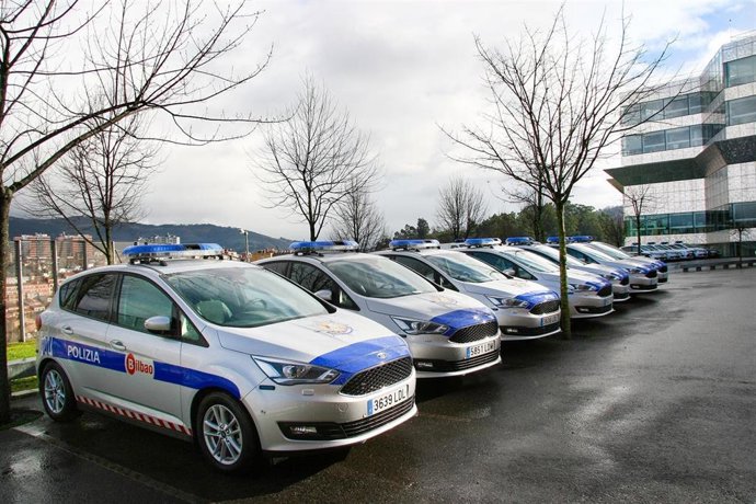 Archivo - Patrullas de la Policía Municipal de Bilbao.