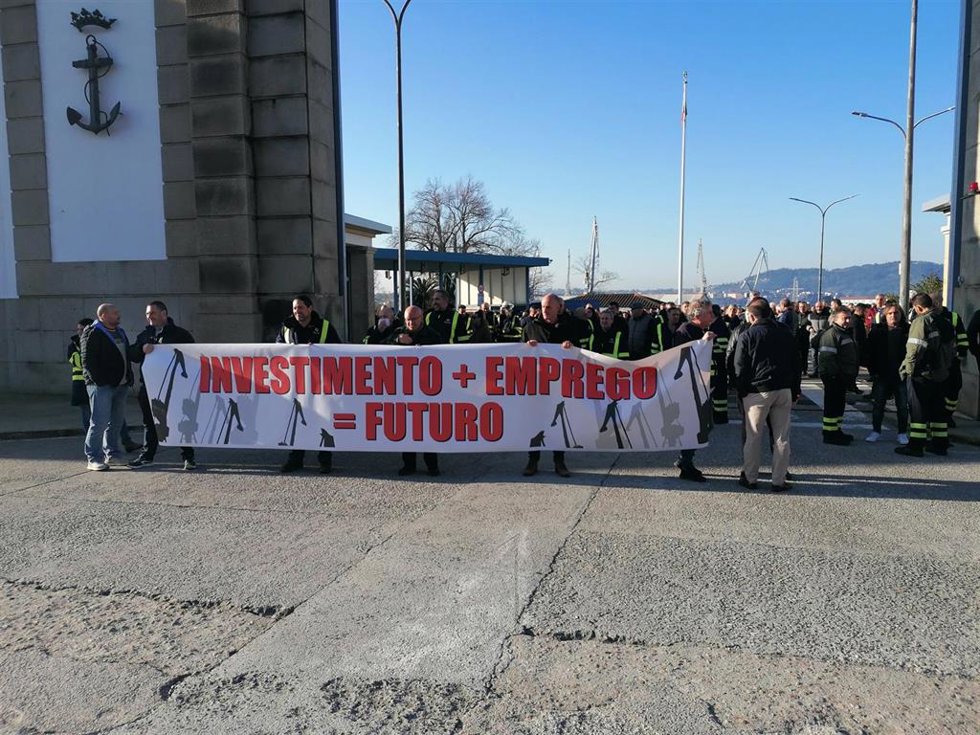 Concentración a las puertas de Navantia Ferrol