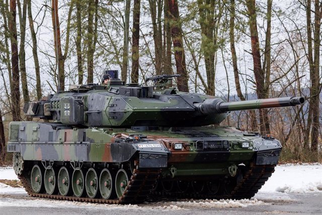 Tanque Leopard 2 A7V al servicio de las Fuerzas Armadas de Alemania