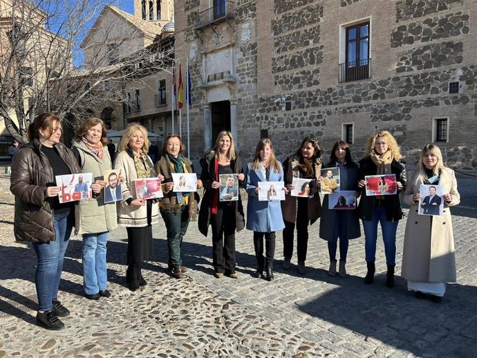 Pp Clm (Cortes De Voz Y Fotografía) Rueda De Prensa De Carolina Agudo Y Tania Andicoberry En Toledo